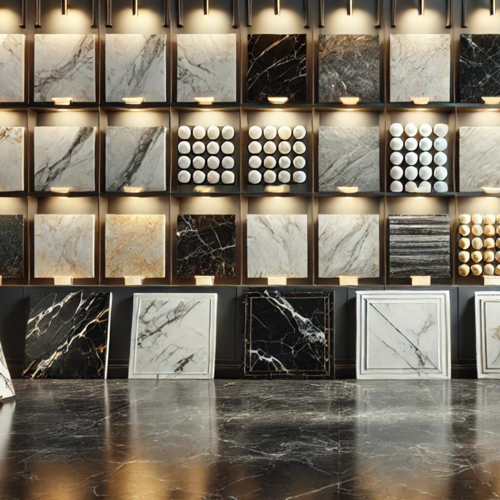 Home 5 Natural Stones Direct from Quarry Owners, Manufacturers, and Exporters. Luxury marble and natural stone tile collection with black and white finishes, ideal for flooring and wall design.