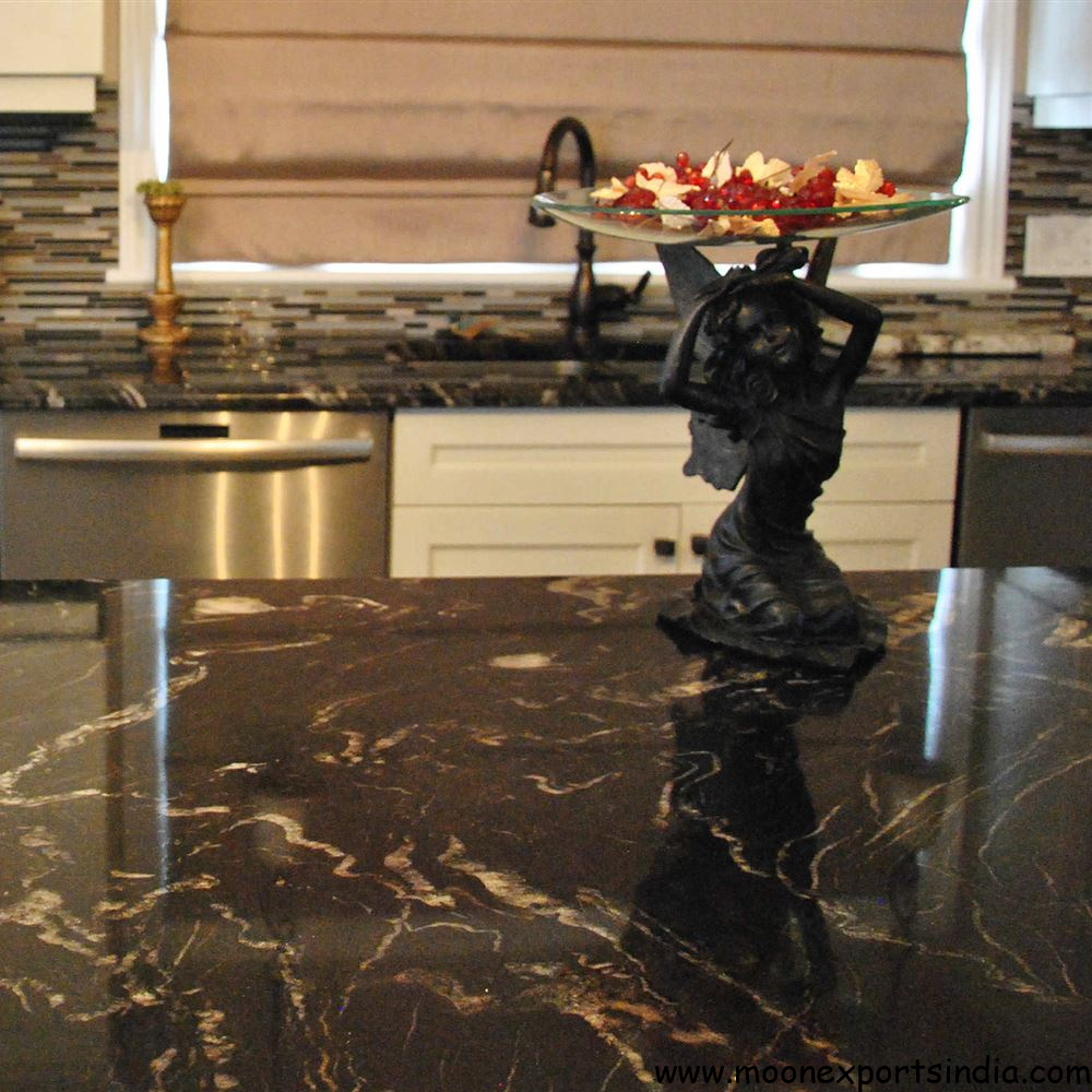 Titanium Gold Granite 2 Natural Stones Direct from Quarry Owners, Manufacturers, and Exporters. Titanium Gold Granite - Image 2