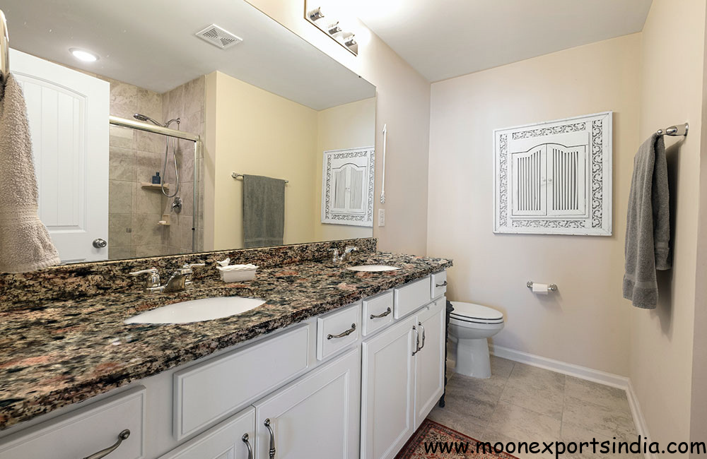 Z Brown Granite 2 Natural Stones Direct from Quarry Owners, Manufacturers, and Exporters. Z Brown Granite used in Bathroom